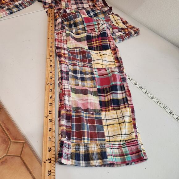 J. Crew Plaid Patchwork Preppy Y2K Pants 36X30 Men's Golf Academia Professional - Picture 9 of 11